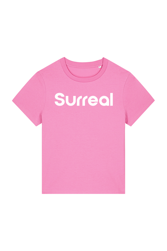 Surreal T-Shirt - Bubble Gum Pink (White)