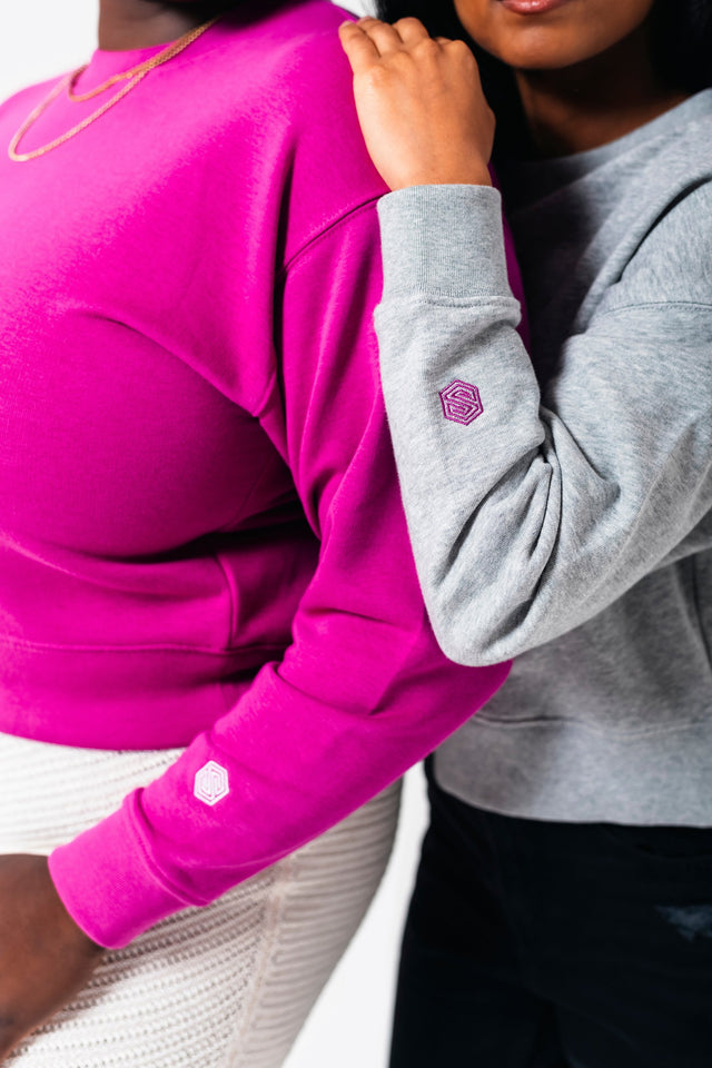 Women's Cropster Crew Neck Sweatshirt