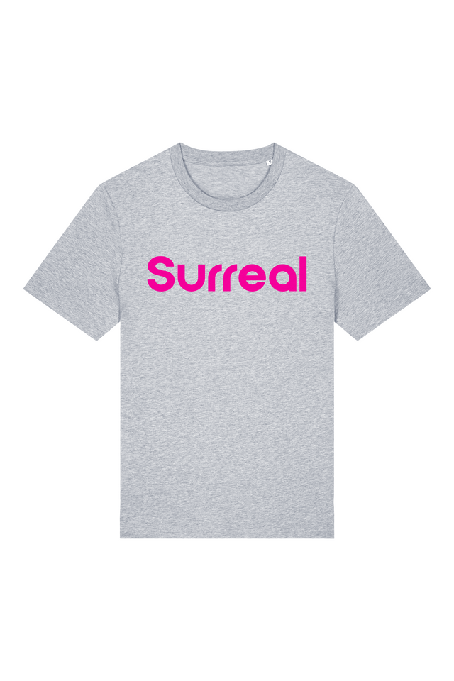 Surreal T-Shirt - Heather Grey (Pink)