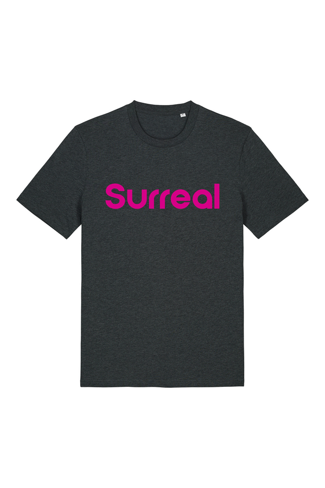 Surreal T-Shirt - Dark Heather Grey (Pink)