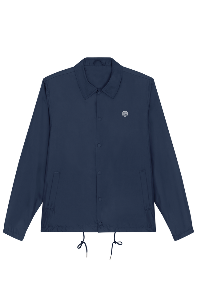 Unisex Coacher - Navy (White)