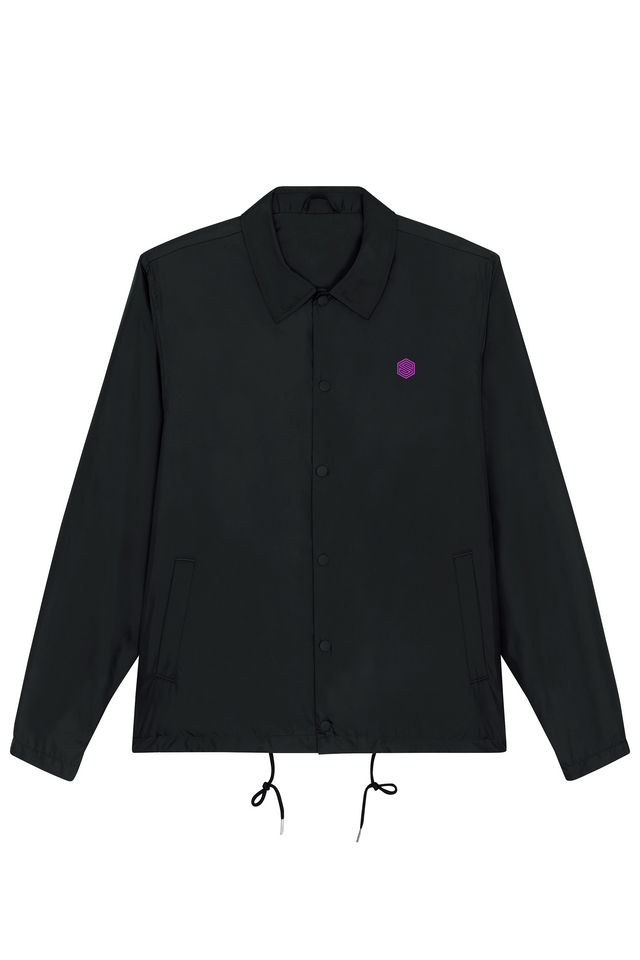 Unisex Coacher - Black (Pink)