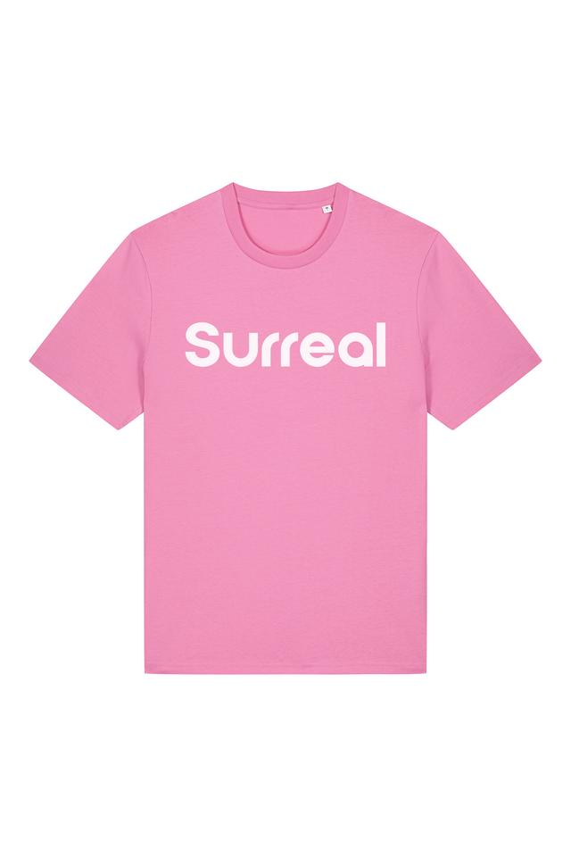 Surreal T-Shirt - Bubble Gum Pink (White)